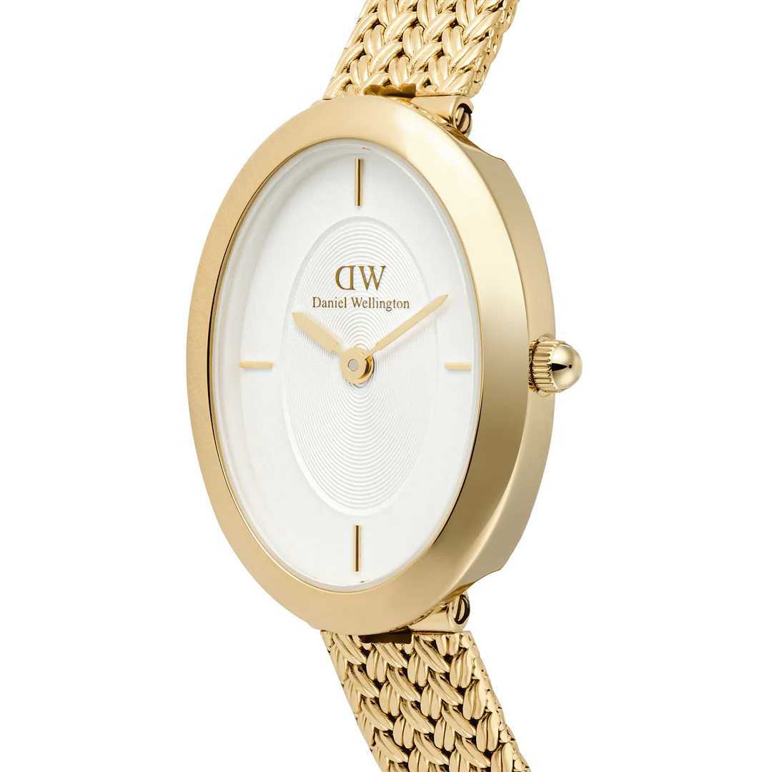 Orologio Daniel Wellington Juliette Braided Mesh White Sunray Gold, 26mm - DW00100882
