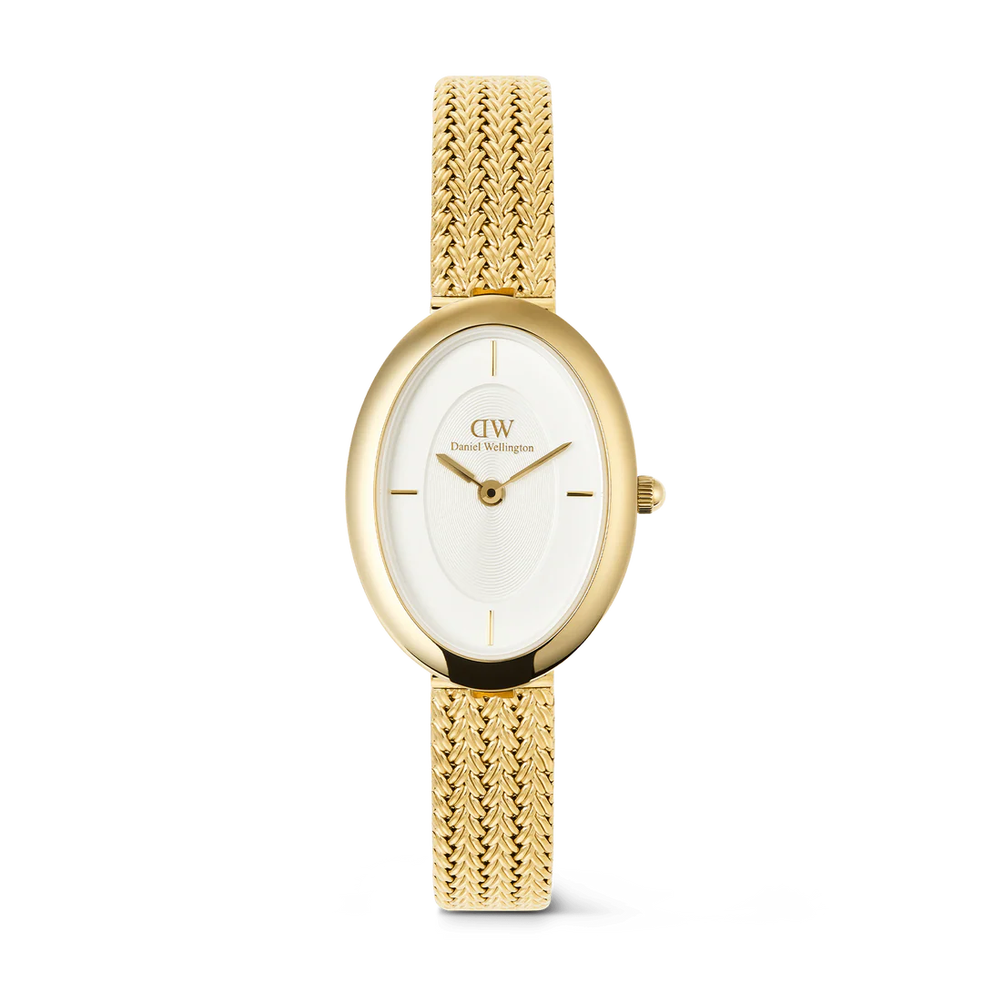 Orologio Daniel Wellington Juliette Braided Mesh White Sunray Gold, 26mm - DW00100882
