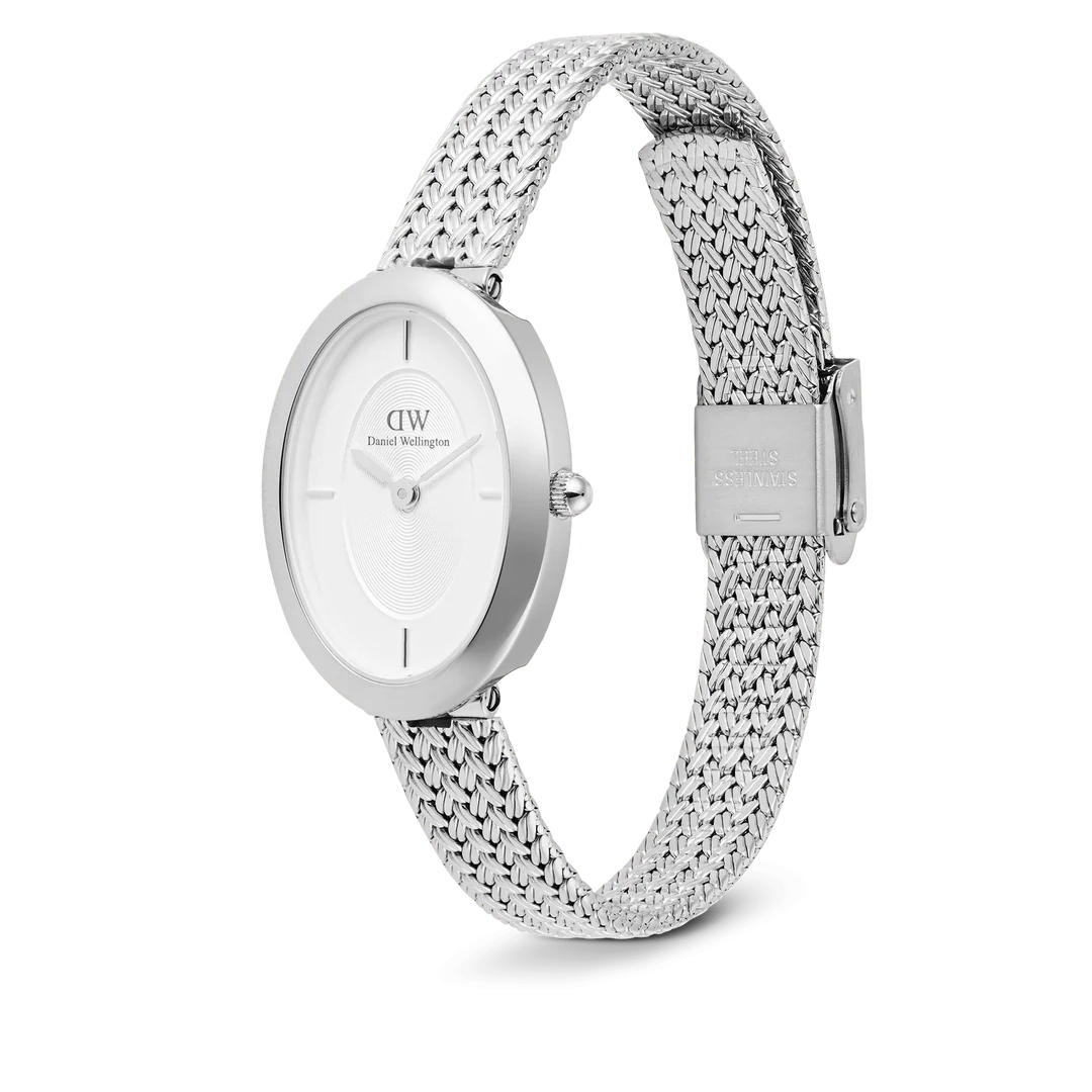 Orologio Daniel Wellington Juliette Braided Mesh White Sunray Silver, 26mm - DW00100884