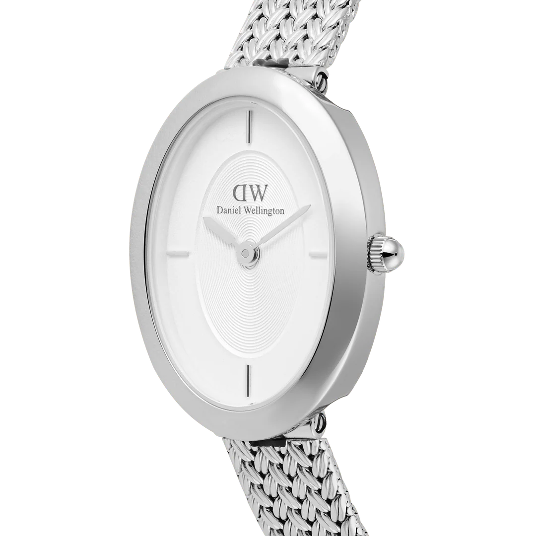 Orologio Daniel Wellington Juliette Braided Mesh White Sunray Silver, 26mm - DW00100884