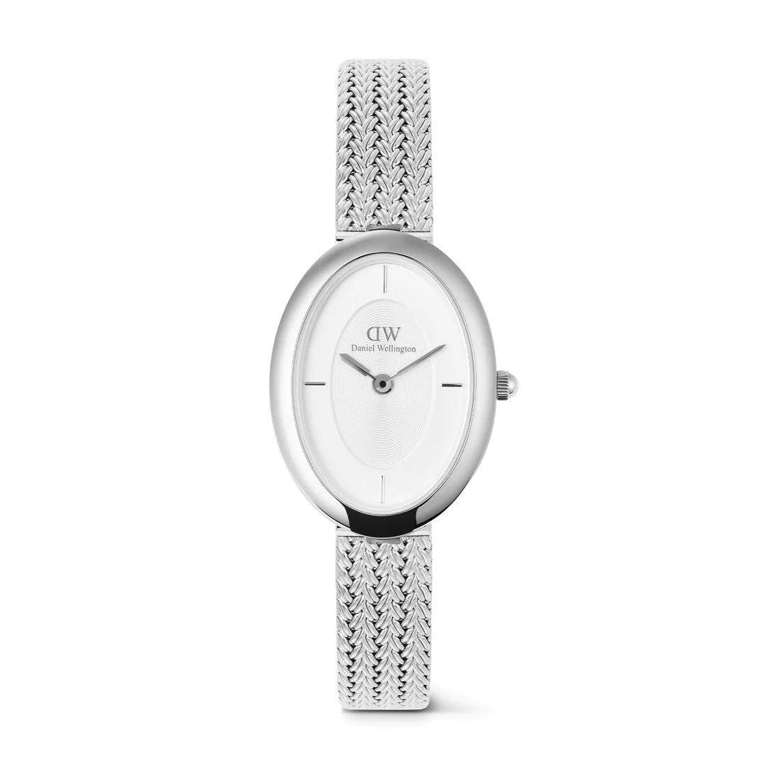 Orologio Daniel Wellington Juliette Braided Mesh White Sunray Silver, 26mm - DW00100884