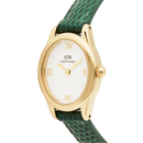 Orologio Daniel Wellington Ophelia Mini Green Lizard White Guilloché Gold, 22x25.5mm - DW00100892
