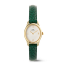 Orologio Daniel Wellington Ophelia Mini Green Lizard White Guilloché Gold, 22x25.5mm - DW00100892