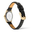 Orologio Daniel Wellington Ophelia Mini Black Lizard Unitone Guilloché Gold, 22x25.5mm - DW00100897