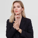 Orologio Daniel Wellington Bound Mini Light Brown Lizard Gold, 17x25.9mm - DW00100905