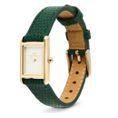 Orologio Daniel Wellington Bound Mini Green Lizard Gold, 17x25.9mm - DW00100906