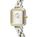 Orologio Daniel Wellington Quadro Mini Arch 3-Link Two Tone Gold, bicolor, 15x18mm - DW00100925