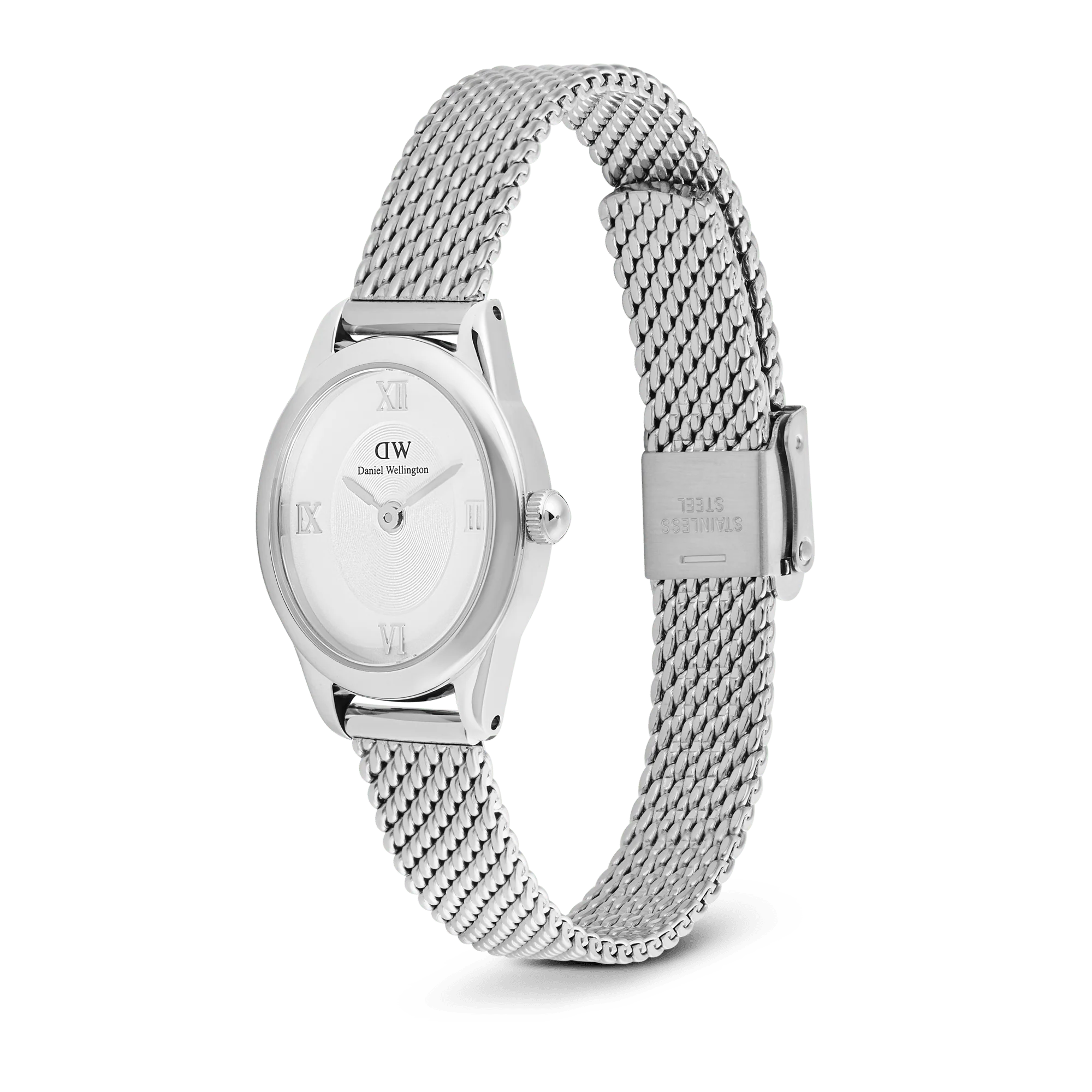 Orologio Daniel Wellington Ophelia Mini White Silver, 22x25.5mm - DW00100938