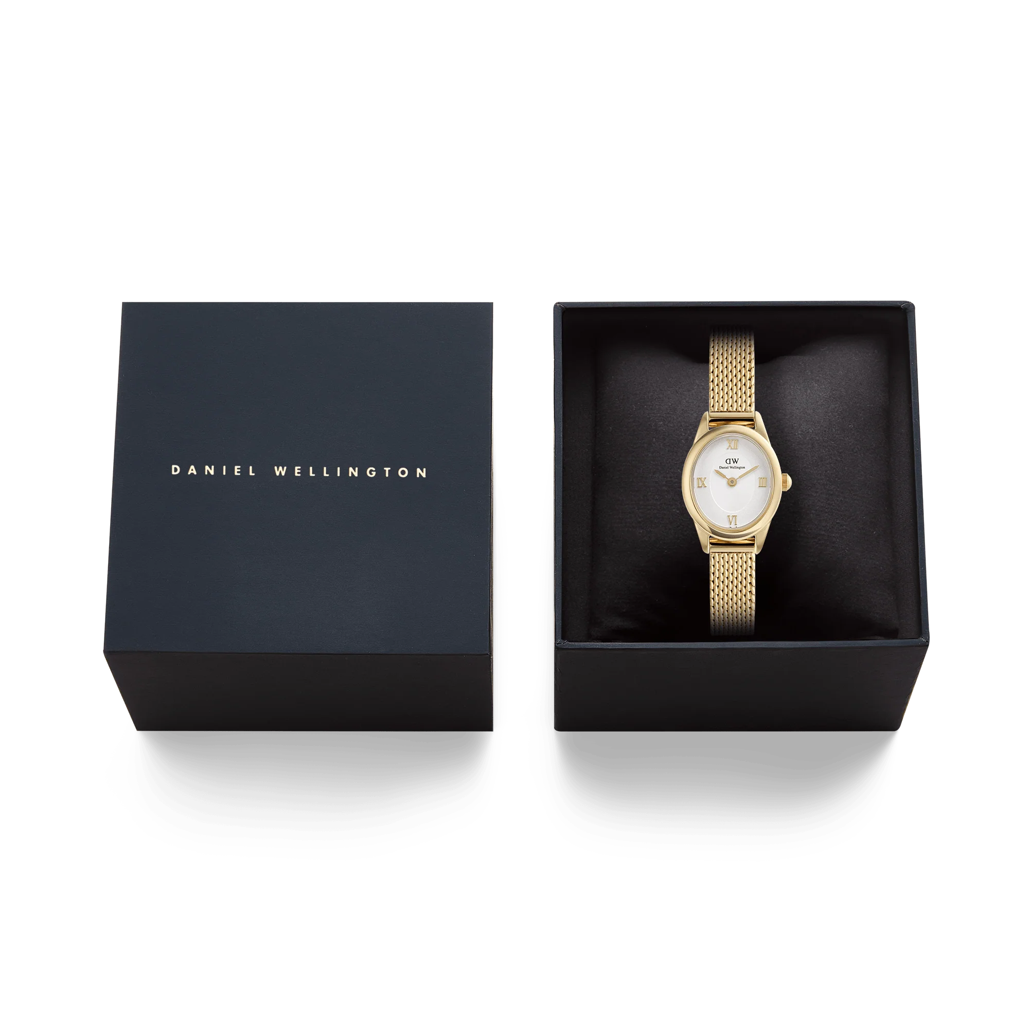 Orologio Daniel Wellington Ophelia Mini White Gold, 22x25.5mm - DW00100939
