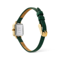 Orologio Daniel Wellington quarzo quadrante blue-green, Quadro Mini Green Lizard Warwick Gold, 15mm - DW00100958