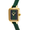 Orologio Daniel Wellington quarzo quadrante blue-green, Quadro Mini Green Lizard Warwick Gold, 15mm - DW00100958