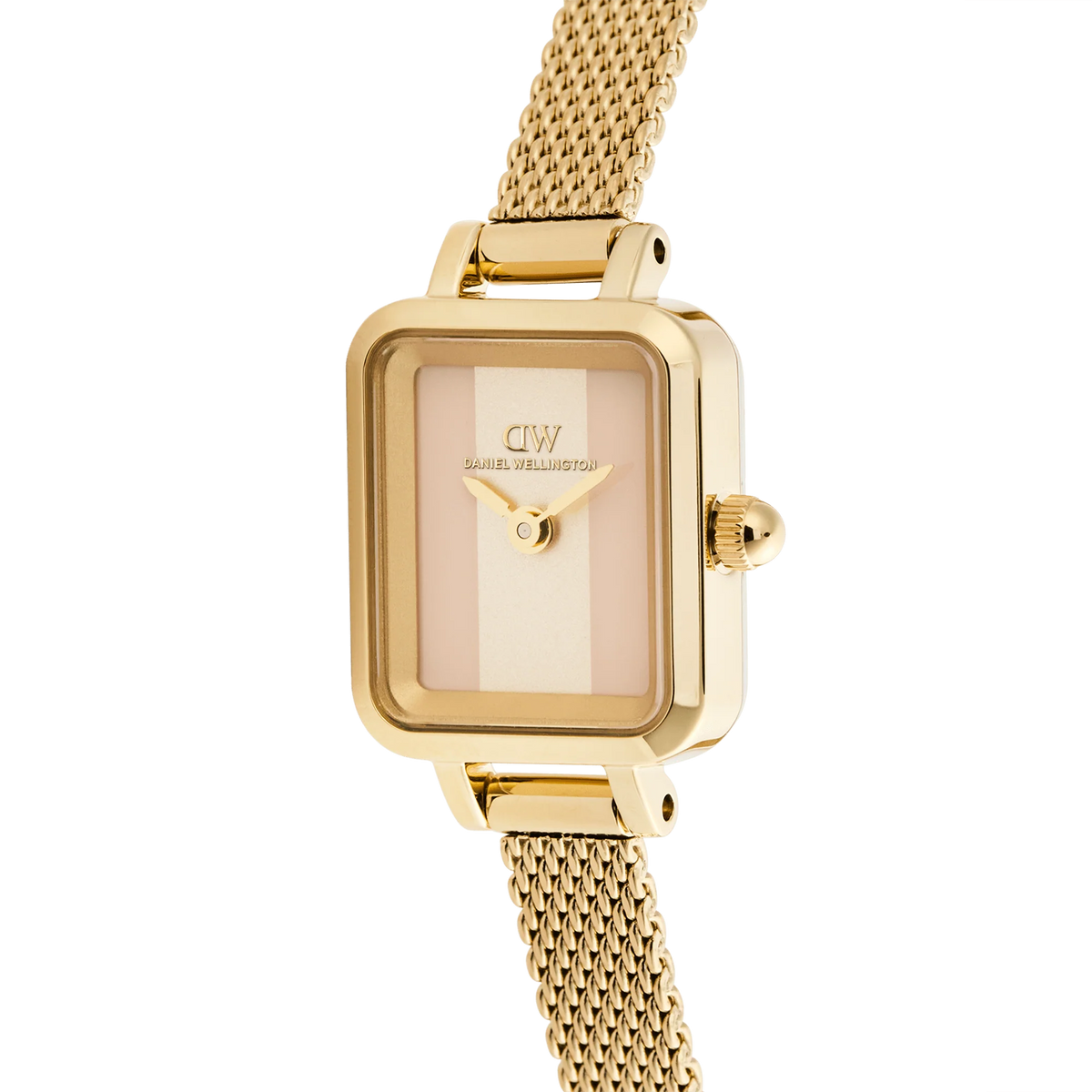 Orologio Daniel Wellington quarzo quadrante pink, Quadro Mini Evergold Conwy Gold, 15mm - DW00100961