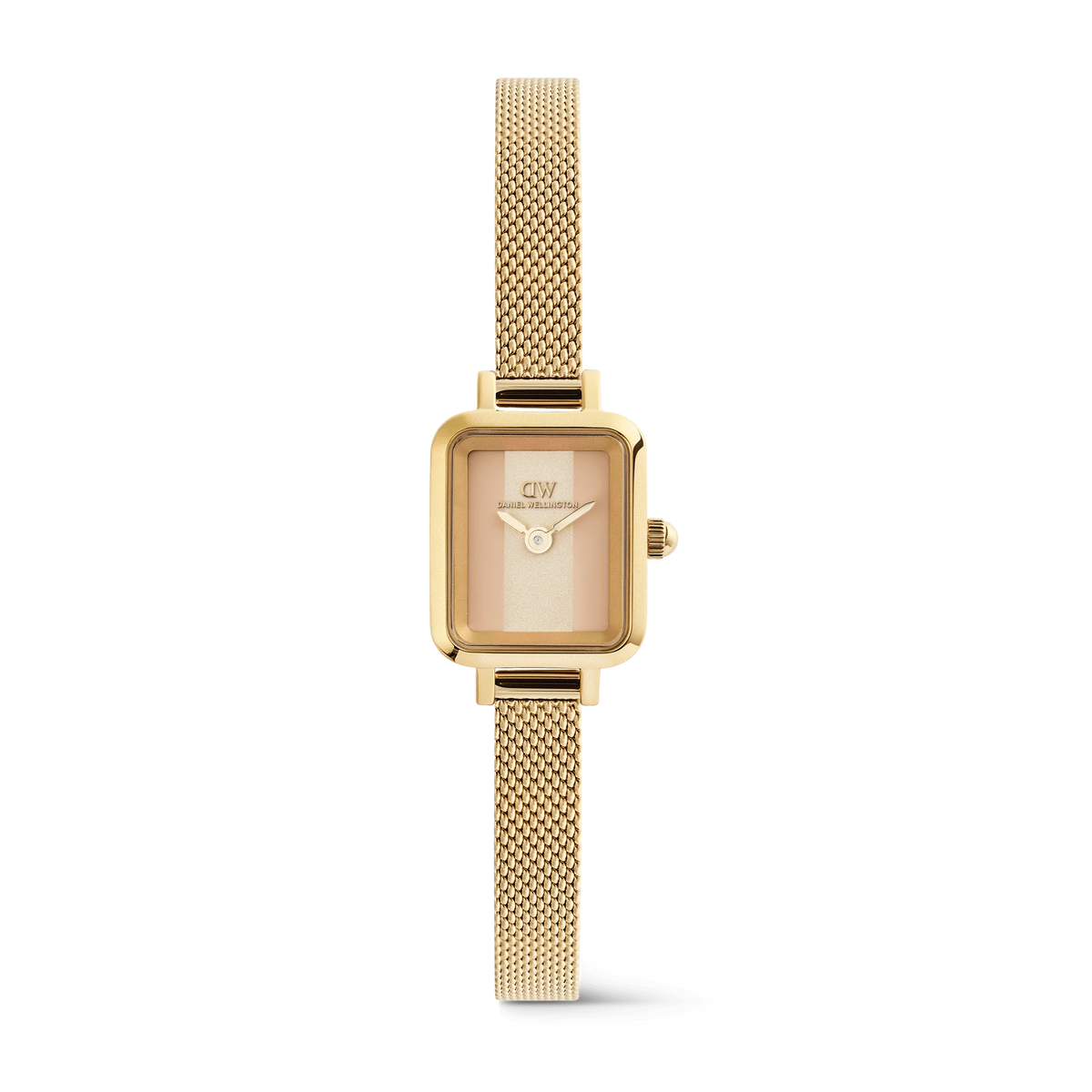 Orologio Daniel Wellington quarzo quadrante pink, Quadro Mini Evergold Conwy Gold, 15mm - DW00100961