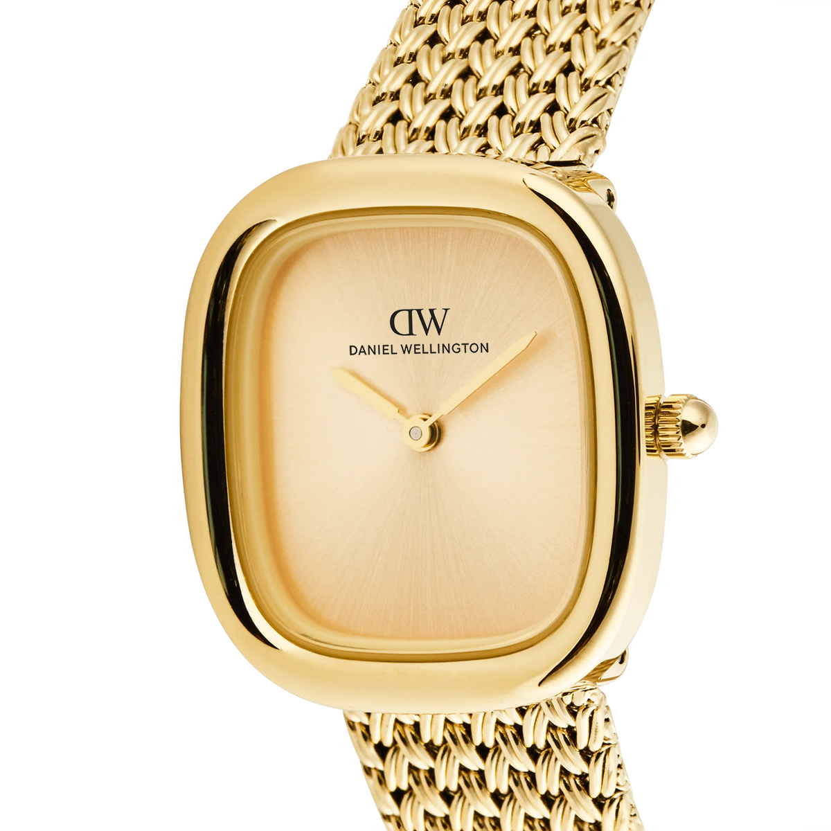 Orologio Daniel Wellington quarzo quadrante gold, Margot Braided Mesh Unitone Gold, 24mm - DW00100964