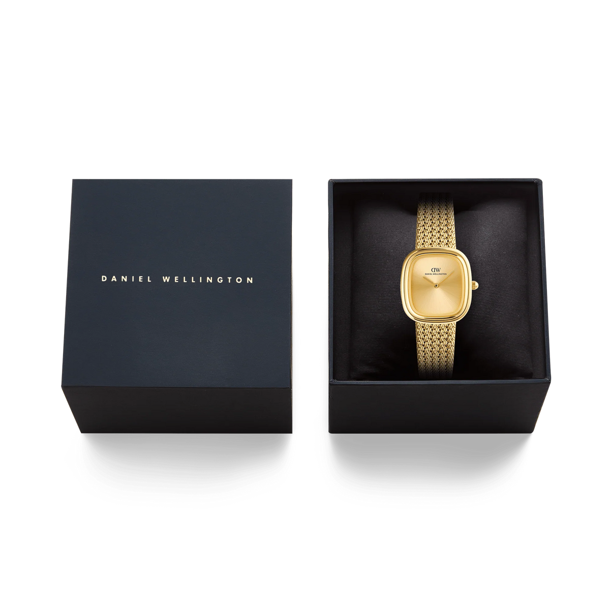 Orologio Daniel Wellington quarzo quadrante gold, Margot Braided Mesh Unitone Gold, 24mm - DW00100964