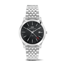 Orologio Daniel Wellington quarzo quadrante nero, Pathfinder GMT 7-Link Black Silver, 39mm - DW00100978