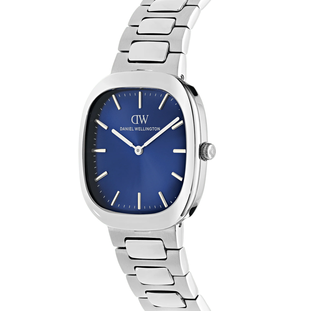Orologio Daniel Wellington unisex quarzo quadrante blu, Cort H-Link Arctic Silver, 30mm - DW00100986