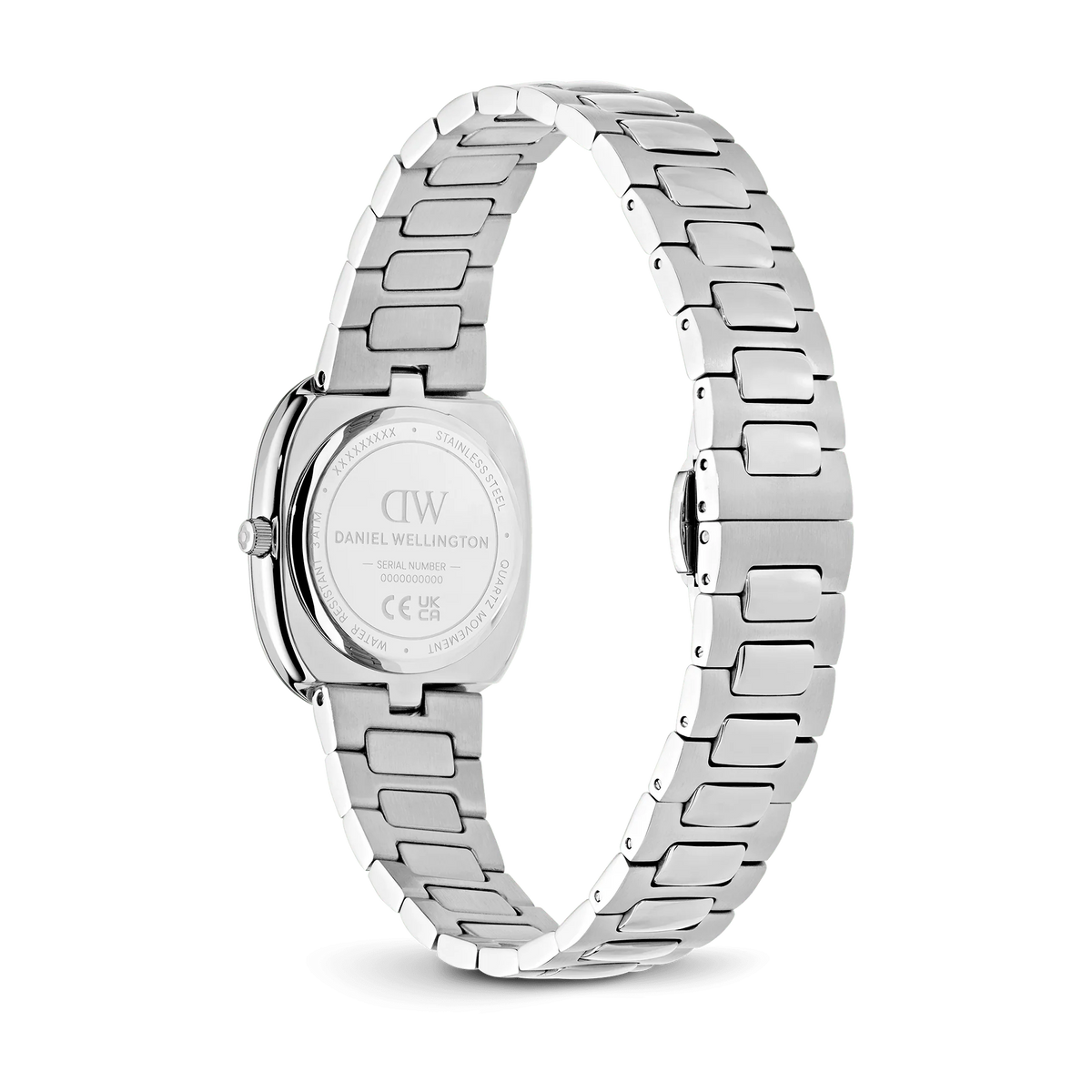 Orologio Daniel Wellington unisex quarzo quadrante blu, Cort H-Link Arctic Silver, 30mm - DW00100986