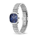 Orologio Daniel Wellington quarzo quadrante blu, Corta Royal Blue Grain-Link Silver, 24mm - DW00100992