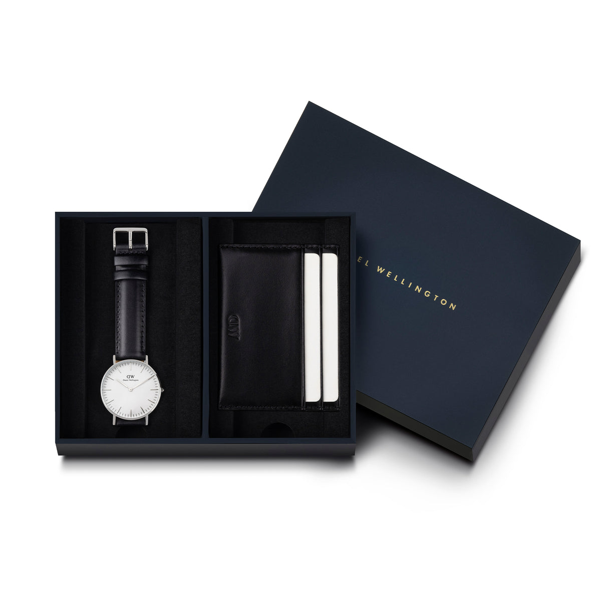 Set Daniel Wellington Orologio da uomo Sheffield + Portacarte di credito - DW00590019