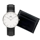 Set Daniel Wellington Orologio da uomo Sheffield + Portacarte di credito - DW00590019