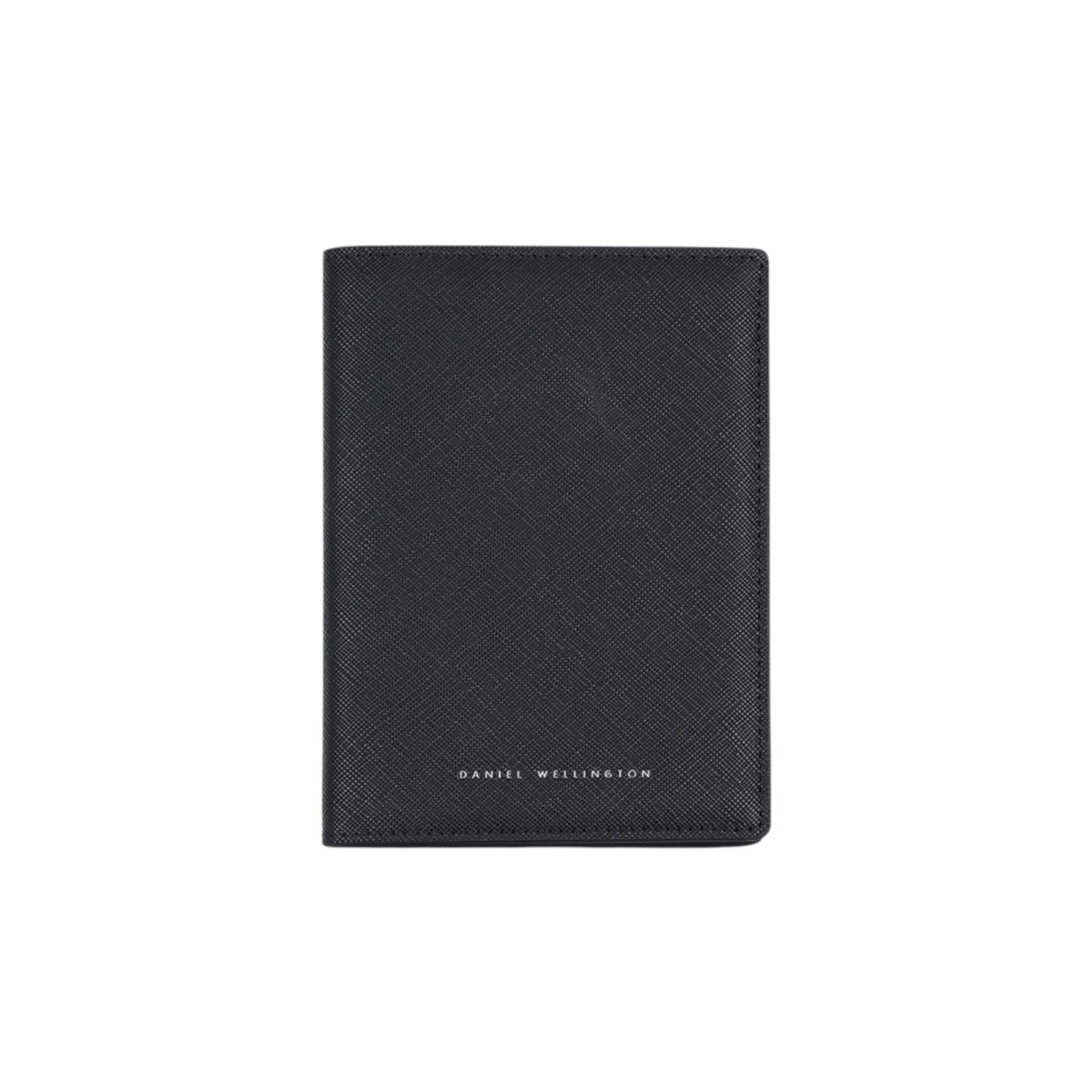 Portapassaporto Daniel Wellington goffrato, colore nero saffiano - DW01900035