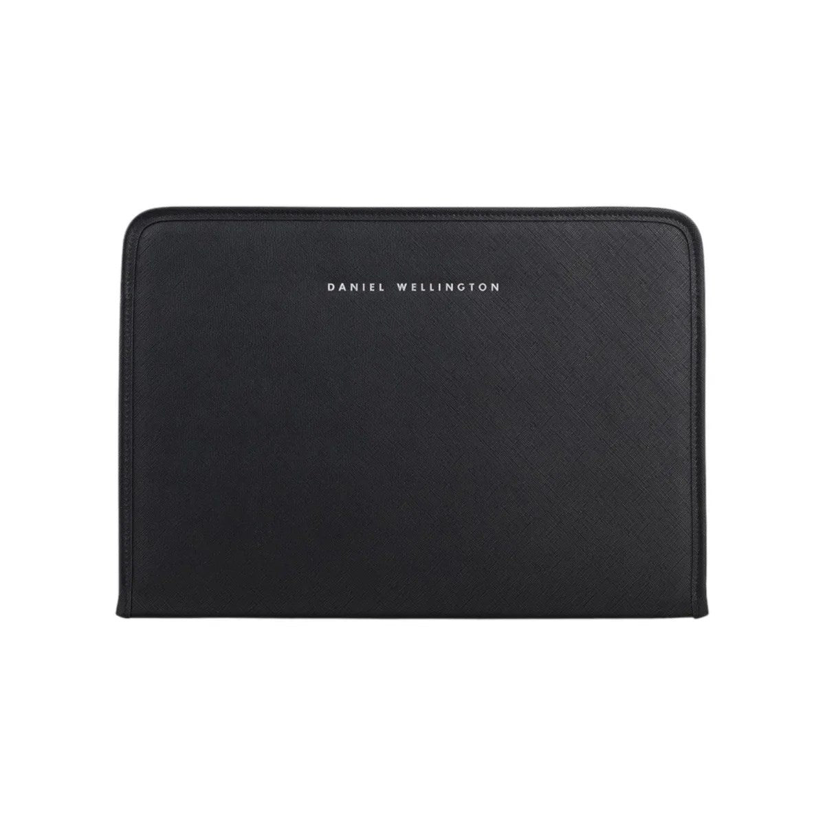 Porta-computer/Portadocumenti in ecopelle Daniel Wellington, colore nero saffiano - DW01900069