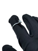 Anello solitario Giorgio Visconti in oro bianco 18KT e diamante centrale, 0.42ct - AB17341F