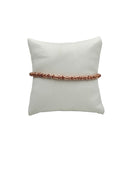 Bracciale Spadarella in argento rosato, unisex, con anellini - SPBR268-rosato