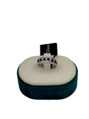 ANELLO VERETTA GIORGIO VISCONTI IN ORO BIANCO, DIAMANTI E 7 ZAFFIRI, 0.51ct di zaffiri - ABX17328Z