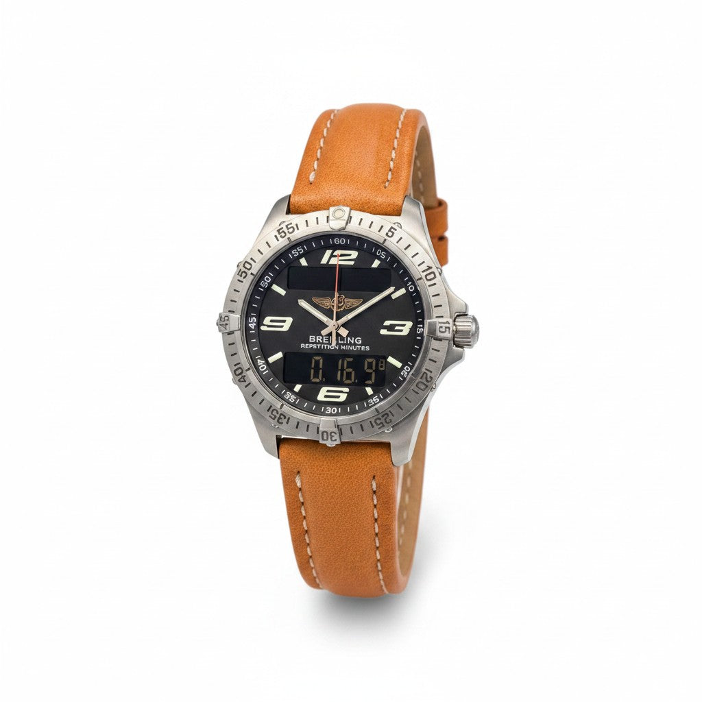 Orologio Breitling Aerospace Répétition Minutes E65362 Titanio 40 mm NOS Full Set, COSC - E6562C0M118100P