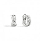 Boucles d'oreilles en or blanc et diamants, collection MELODY, 0,57ct - E81CM001/056