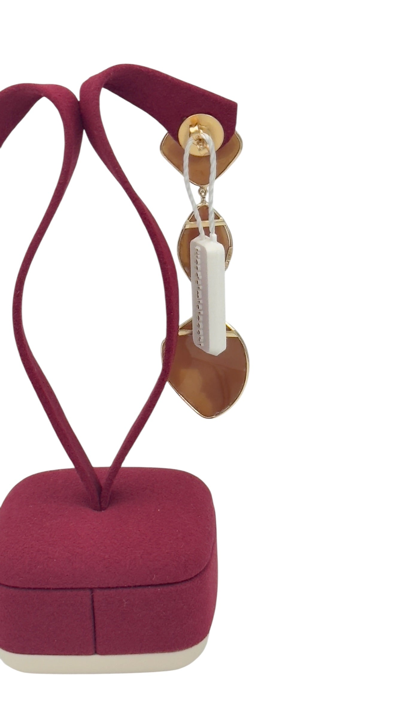 LUCEDEIMIEIOCCHI Monorecchino pendente 3 cammei naturali in argento dorato - LDMO 799 OR