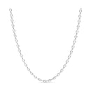 Zancan Necklace for Men - Insignia Gold 18k White Gold 50cm - EC505B