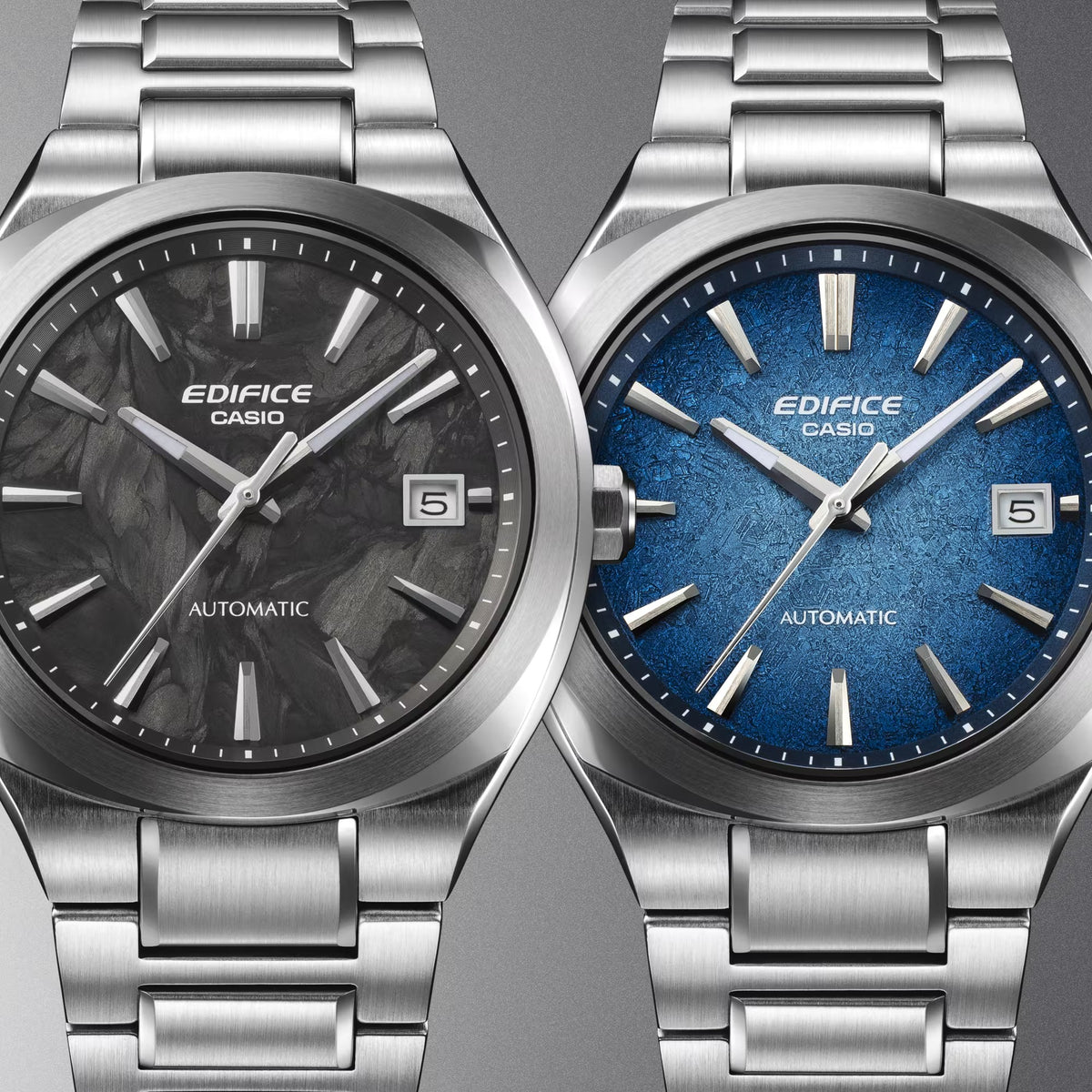 Orologio Casio Edifice, quadrante blu sfumato, automatico, 38mm - EFK-200D-2AER