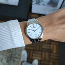Orologio Elegance Lady, quadrante bianco, 34mm - EM0411-71A