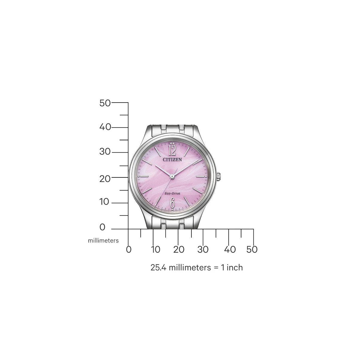 Orologio Elegance Lady, quadrante fucsia, 34mm - EM0411-71X