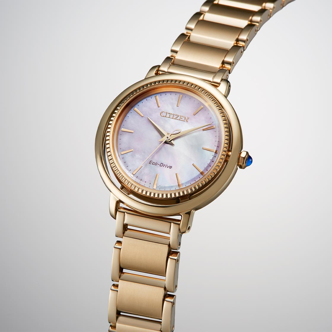 Orologio Citizen Lady Arcly, Eco Drive quadrante madreperla rosa, 31mm - EM1103-86Y