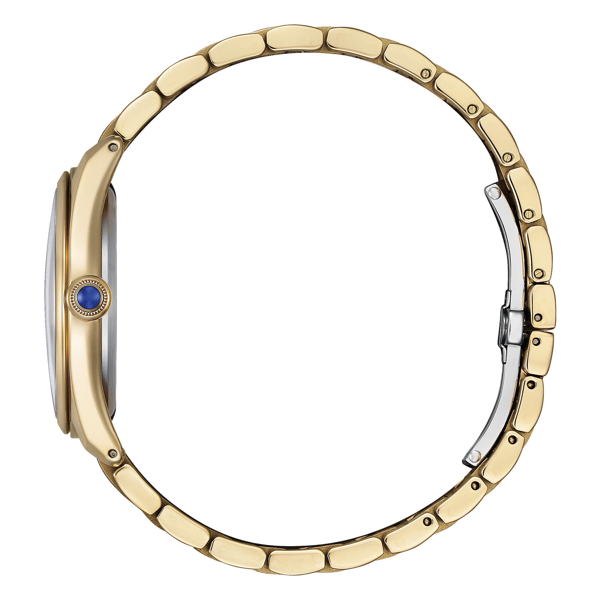Orologio Citizen Lady, eco-drive, cinturino color oro rosa e quadrante bianco antico, 33mm - EM1143-81X