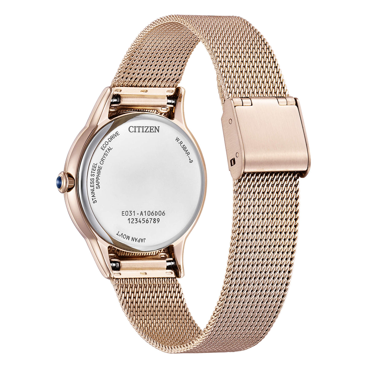 Orologio Citizen Lady
Gerbera, Eco Drive quadrante bianco, 40mm - EM1153-88A