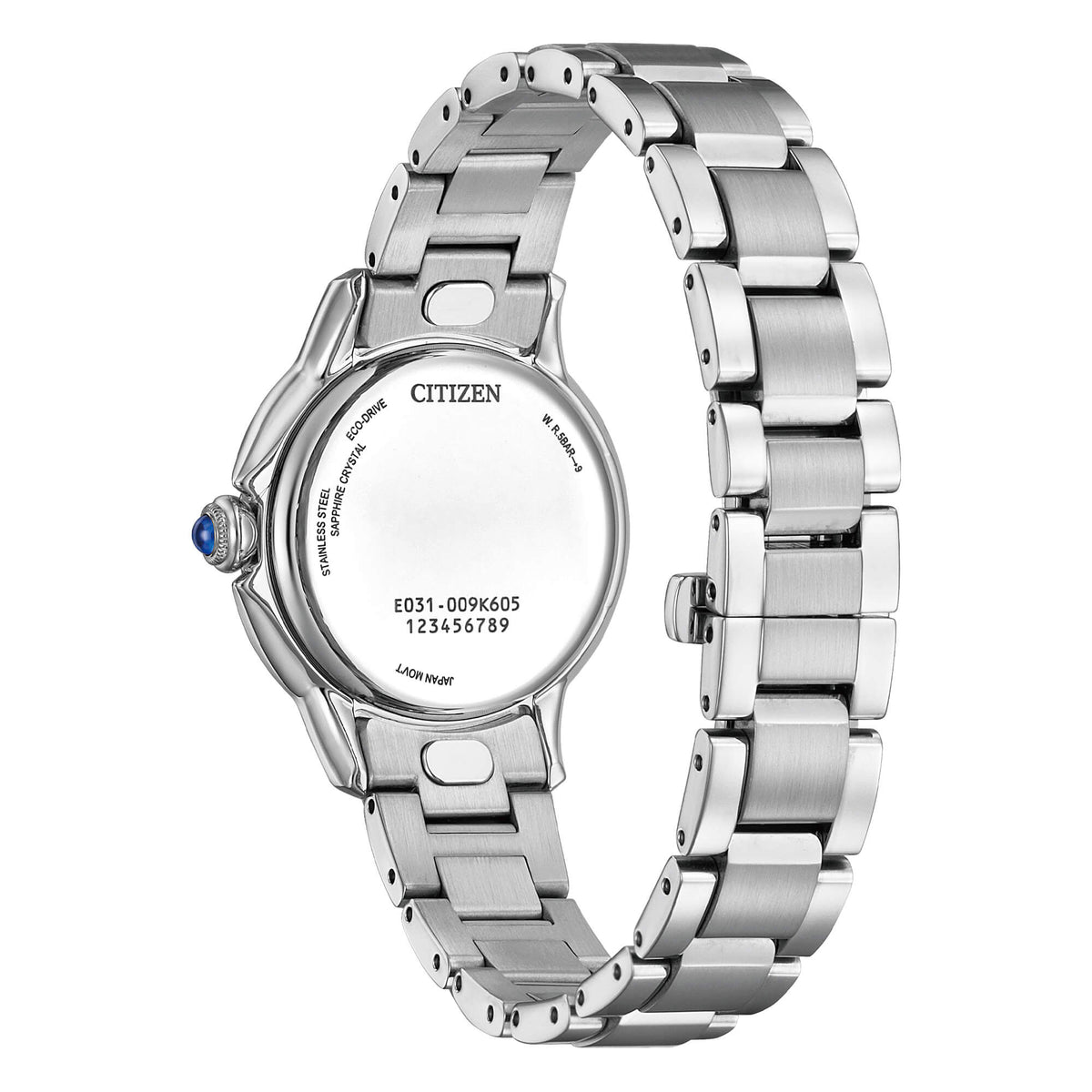 Orologio Citizen Lady Ceci, Eco-Drive, quadrante nero, 32mm - EM1160-58E