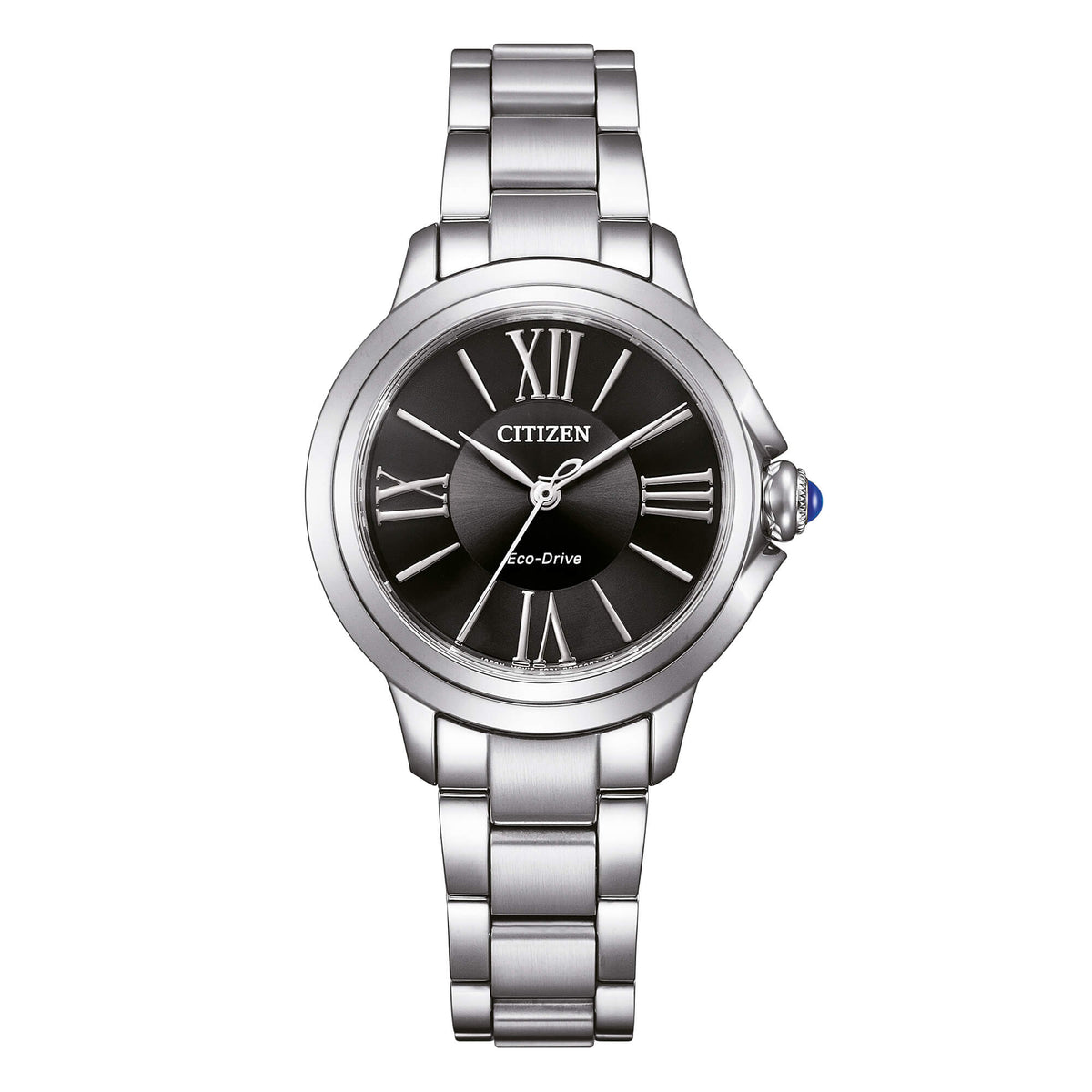 Orologio Citizen Lady Ceci, Eco-Drive, quadrante nero, 32mm - EM1160-58E