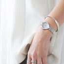 Orologio Citizen Lady, Rainell, quadrante verde bianco, eco-drive, 35x26mm - EM1200-55A