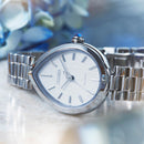 Orologio Citizen Lady, Rainell, quadrante verde bianco, eco-drive, 35x26mm - EM1200-55A