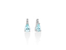 Miluna Aquamarin-Ohrringe aus Weißgold und Diamanten – ERD2846