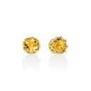 Orecchini Miluna in argento dorato e  Citrino naturale, Limited Edition - ERD3127