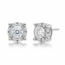 Orecchini Miluna punto luce, in oro bianco 18kt e diamanti naturali - ERD3365