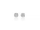 Orecchini Miluna con acquemarina a goccia e diamante, in oro bianco 18kt - ERD3366