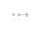 Miluna Orecchini punto luce in oro bianco 9 kt con diamanti naturali ct 0,14 - ERD3426-014XX