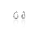 Miluna Orecchini a spirale in oro bianco 9 kt con diamanti naturali ct 0,083 - ERD3454X